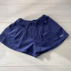 べべ　キュロット　90センチ　無地　紺