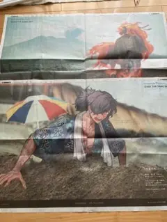 Fate/Grand Order 10周年記念新聞広告 2枚セット　鹿児島
