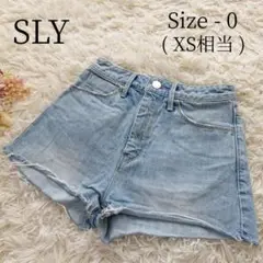 【かわいい♡】SLY スライ デニム ショートパンツ ダメージ加工
