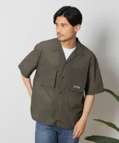 CAMP7　CPTEXパッカブル半袖シャツ　オリーブ　M　美品　キャンプ7