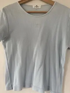 courrèges 半袖ライトブルー