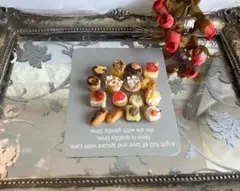 ◼️ミニチュア ケーキセット A ◼️ドールハウス