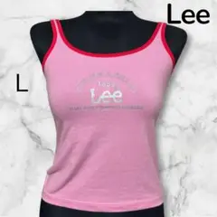 Lee リー ピンク キャミソール L 肩紐調節可能