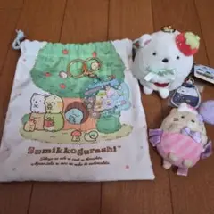 すみっコぐらし ぬいぐるみ・マスコット 5点セット