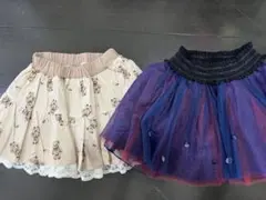 1日限定値下げベビー服 スカート 2点セット
