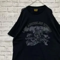 USA製90sヴィンテージTシャツ！シングルステッチ　ブラック半袖古着XL25