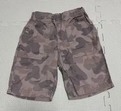ハーフパンツ　110センチ 迷彩柄　GU