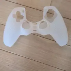 PS5コントローラ用 シリコンプロテクト(クリアホワイト)