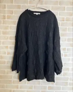 KEI Hayama PLUS カットソー 長袖 ブラック