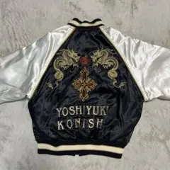 フィッチェ FICCE スカジャン 龍 ドン小西 ヨシユキコニシ 白黒 ドラゴン フィッチェ FICCE スカジャン 龍 ドン小西 ヨシユキコニシ 白黒