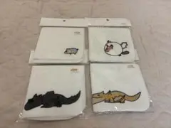 シャクレルモンハン　ミニタオル　4枚セット