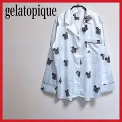 gelatopique/ジェラートピケ ギフトボックス柄サテンシャツパジャマ