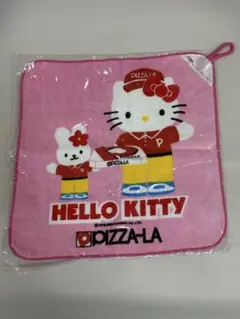 ハローキティHELLO KITTY ピザーラコラボ　 ループタオル