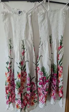 Hibiscus Collection 花柄ロングキャミワンピース