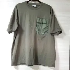 【美品】Columbia オリーブ Tシャツ