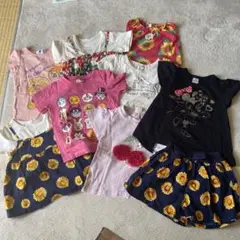 女の子子供服　90 Tシャツ　ショートパンツまとめ売り