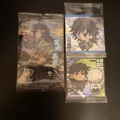 鬼滅の刃 ウエハースカード SR 冨岡義勇 にふぉるめ ウエハースシール おはぎ