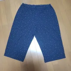 大きいサイズ　ルームウェアパンツ　ネイビー　6L