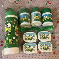 ☆けろけろけろっぴ 水筒　ミニ水筒　シールBOX レトロ☆
