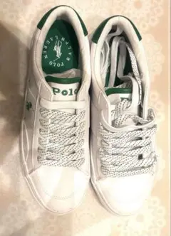 ポロラルフローレンshoes ホワイト