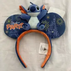 新品未使用　パリディズニー　スティッチ　カチューシャ　Disney PARIS 新品未使用】 パリ限定 ディズニー スティッチ カチューシャ
