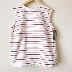 未使用品 NIMES ボーダートップス