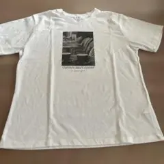 THE SHOP TK コーヒーカッププリント Tシャツ L