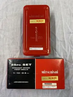 MITSUBISHI KSDSET ステンレス用ドリル 25本セット 切り先