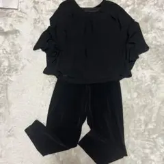 礼服　レディース　セットアップ　ブラック　M〜L