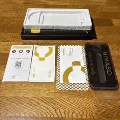 NIMASO iPhone16保護フィルム 強化ガラス のぞき見防止