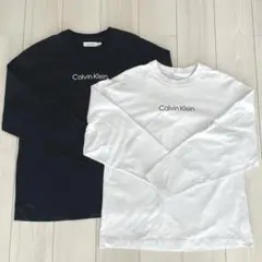 カルバンクライン　ロンT リラックスフィット　M 白黒2枚セット