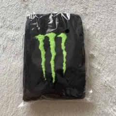 Monster Energy ロゴ刺繍 ブラック　リストバンド