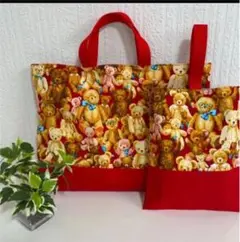 レッスンバッグ　上靴入れ ♡ハンドメイド No.91