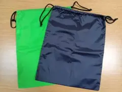トムス　NSBナイロンシューズバッグ　2枚セット