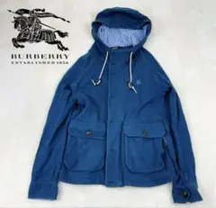 【定価約3万円】BURBERRY BLACKLABELブルーチェックパーカーM