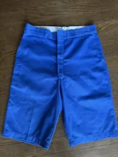 USA製 Dickies ショートパンツ ロイヤルブルー 青色 W34?