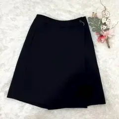 【新品タグ付き】スカパン 巻きスカート風 キュロット フェミニン 通勤 きれいめ