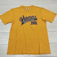 Hanes イエロー Tシャツ Mサイズ