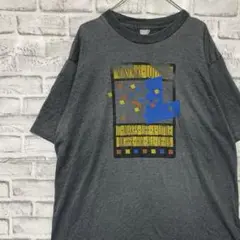 USA製90sヴィンテージTシャツ！シングルステッチ　グレー半袖古着　XL 17