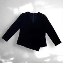 S-245 theory セオリー ブラウス ネイビー タックあり
