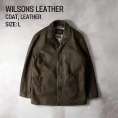 WILSONS ウィルソンズレザー カーコート ライナー付 美品 美品 WILSONS LEATHER レザー ジャケット 黒 XLT シンサレート