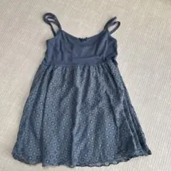 ダークブルー キャミソール M