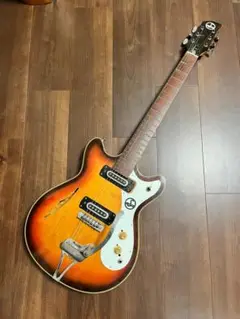 TEISCO Vegas66 vintage ビンテージフルアコ※一部欠陥あり TEISCO Vegas66 vintage ビンテージフルアコ※一部欠陥あり