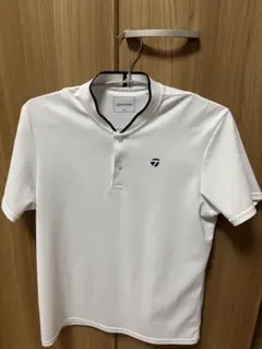 TaylorMade 半袖 ポロシャツ Mサイズ ホワイト メンズ