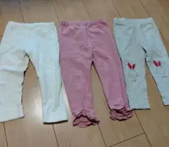 コンビミニ　ユニクロ　GAP　スパッツ　ズボン　90cm　3枚セット