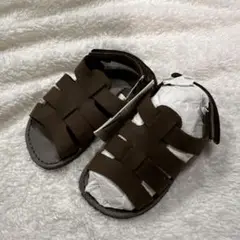 ZARA ブラウン レザーサンダル サイズ22
