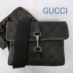 ABQ06 グッチ 極美品 GGキャンバス ウエストバッグ ウエストポーチ