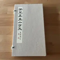 ★「真草千字文」松本芳翠 書　松濤社 刊 　（真書千字文/草書千字文 二冊） 古本買取/芳翠真草千字文 松濤社 | #site_title | サイト名