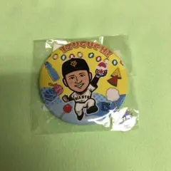 泉口友汰 缶バッジ ジャイアンツ ガチャ