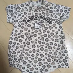 Hello Kitty ヒョウ柄 ロンパース サイズ80
